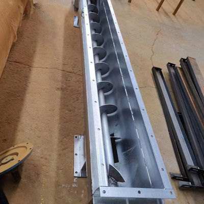 Customized Steel Screw Conveyor TDLXU330-5 with 5900mm Length and Motor Key Machines
