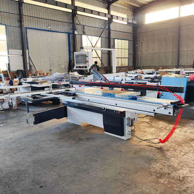 Industrial CNC Precision Wood Cutting Sliding Table Saw Machine with Horizontal Style
