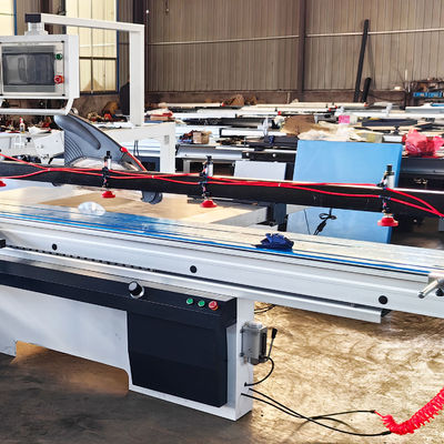 Industrial CNC Precision Wood Cutting Sliding Table Saw Machine with Horizontal Style