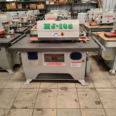 Manufacturing Plant Straight Line Single Rip Saw with Edge and 355mm Max Blade Diameter