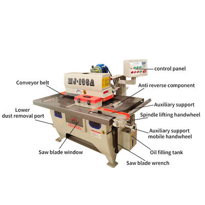 11.75kw High Speed Automatic Single Panel Plate Processing Cutting Saw Splicing and Trimming Saw