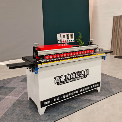 Small Woodworking Edge Banding Machine with 4kW Power and Fully Automatic Function