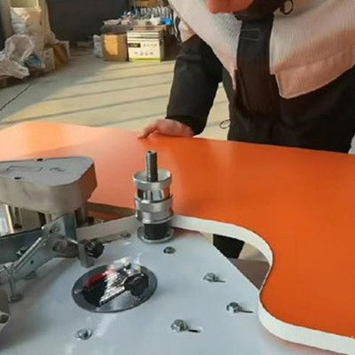 Air Pressure 0.5-0.8Mpa Touch Screen Folding Arm Edge Banding Machine Easy Operation