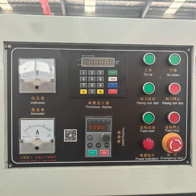 Precision Planing with 1000mm Industrial Wood Thicknesser Planer and Helical Cutter