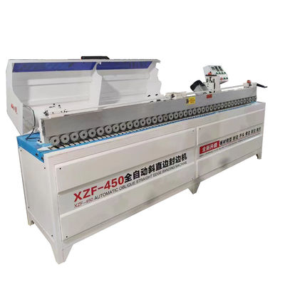 Edge Banding Machine for Straight and Oblique Bevel Edging in Furniture Manufacturing