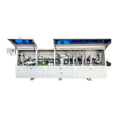 Straight Automatic Through Feed Edge Banding Machine for Wood Furniture Manufacturing