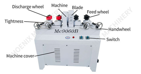 Electric Wood Broom Handle Round Rod Processing Machine with 4000r/min Spindle Speed
