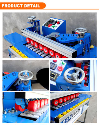 Portable PVC Melamine Micro Woodworking Automatic Edge Bander for Hotels Power 1.2kW