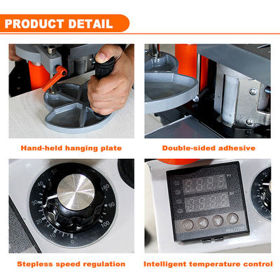 PVC Curve and Straight Mini Portable Edge Bander Manual Edge Banding Machine
