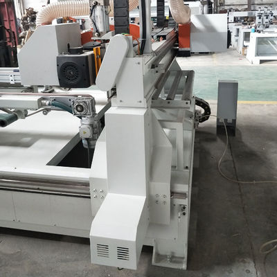 Four Sides Circular Cutting Off Saw Machine for Wood Door Panels in Furniture Factories