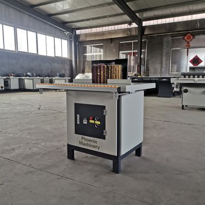 Wood Board Edge Brush Sander Drum Sanding Machine for Various Shapes Frequency Control
