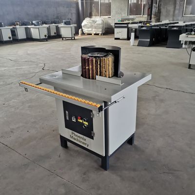 Wood Board Edge Brush Sander Drum Sanding Machine for Various Shapes Frequency Control