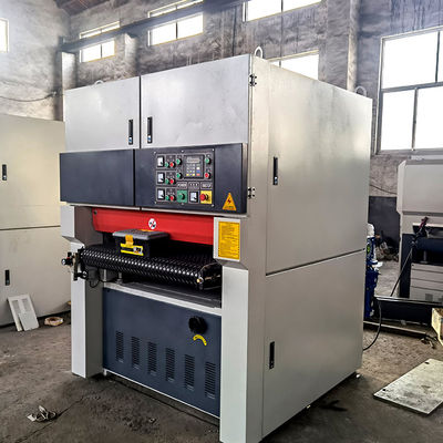 3500 KG R-RP1000 Precise Calibrating Wide Belt Grinding Sander Sanding Machine for Plywood Solid wood Floor