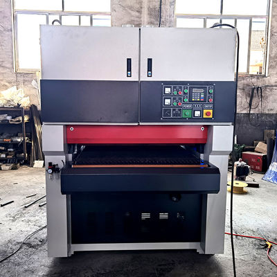 3500 KG R-RP1000 Precise Calibrating Wide Belt Grinding Sander Sanding Machine for Plywood Solid wood Floor