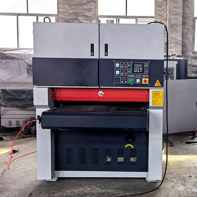 3500 KG R-RP1000 Precise Calibrating Wide Belt Grinding Sander Sanding Machine for Plywood Solid wood Floor