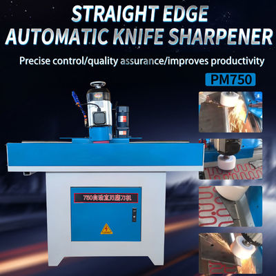 PM750 Straight Blade Automatic Straight Knife Blade Sharpener Machine at 2800rpm