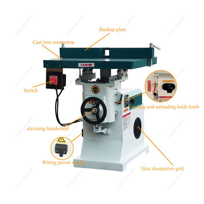 MX5115 Vertical Single Axis Sliding Table Spindle Moulder for Woodworking Milling Machine