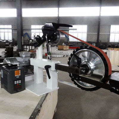 PMS2100 Automatic Desktop Small Metal Sanding Belt Machine Belt Grinder Machine with 1