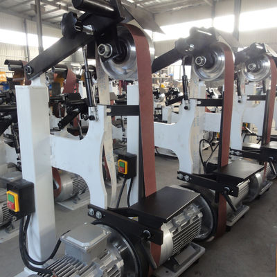 Arc Welding Seam Sanding with PMS1200 Vertical Plane Sanding Machine and Sanding Belt