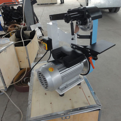 Arc Welding Seam Sanding with PMS1200 Vertical Plane Sanding Machine and Sanding Belt