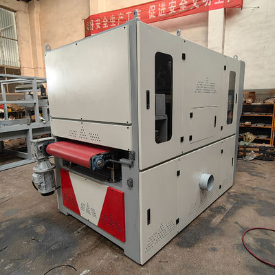 Powerful 800mm Automatic Metal Deburring Chamfering Sanding Machine with 7.5kw*2 Power