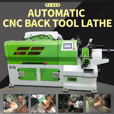 PL450 Fully Automatic Multi-Function Integrated CNC Wood Lathe for Fast and Production