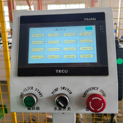 Woodworking Saw Blade Grinding Machine with Automatic Swing Head and High Speed Gear