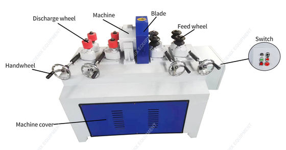 1.1KW Feeding Motor Frequency Control Round Rod Processing Machine for Wood Mop Bar