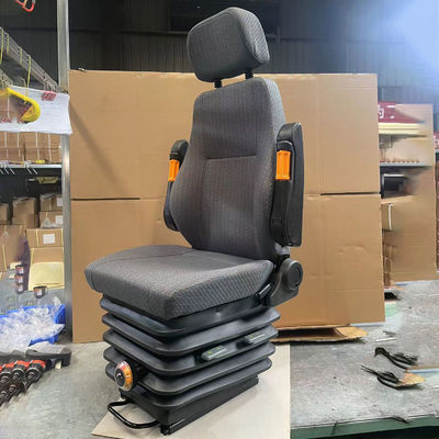 Adjustable Excavator Loader Driver Seat with Mechanical Shock Absorber and Dual Armrest