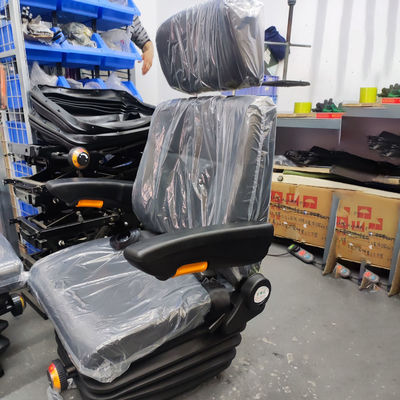 Loader Driver's Seat with Mechanical Shock Absorber and 180 Degree Armrest Rotation