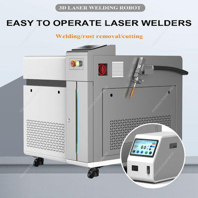 Precision Welding Handheld Fiber Laser Welding Machine with 1500W Nozzles Gun Kit