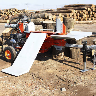 Wooden Bracket Acceptable OEM Horizontal 28T Log Wood Splitting Machine for Household