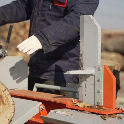 Wooden Bracket Acceptable OEM Horizontal 28T Log Wood Splitting Machine for Household