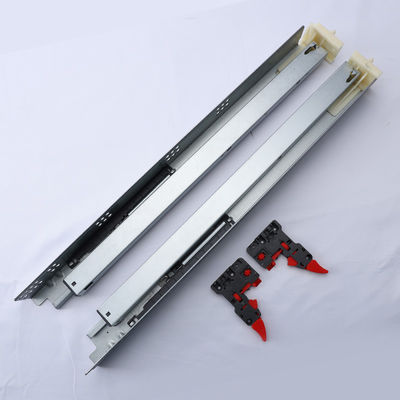10 Sets/ctn 303B-350 Full Extension Damping Concealed Slides 3 Folds Soft Close Undermount Drawer