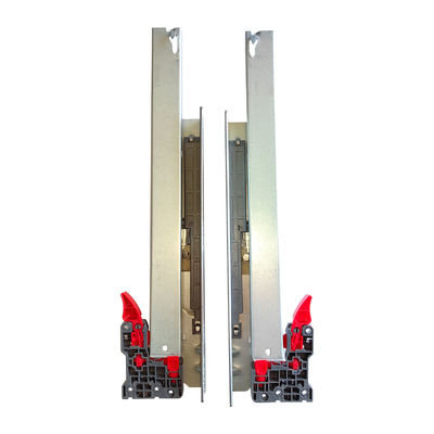 Mail packing 303BF-350 3-fold Hidden slide rail cabinet drawer bottom rebound drawer slide rail