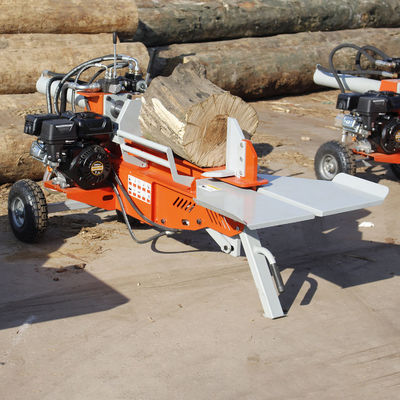 convenient 18 ton hydraulic log splitter with automatic loading and hands-on control