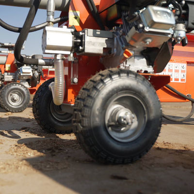 convenient 18 ton hydraulic log splitter with automatic loading and hands-on control