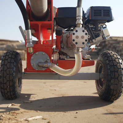convenient 18 ton hydraulic log splitter with automatic loading and hands-on control