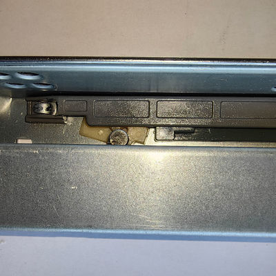 Furniture Drawers 303BF-350 Three Section Slide Rails with Damping and Silent Handles