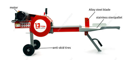 KP-13 13T Hydraulic Automatic Chopping Machine for Splitting Firewood Tree Stump Stump