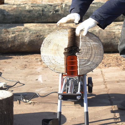 Electric Wood Splitter 8 Ton Mobile Log Splitter for Home Splitting Diameter 50-400mm
