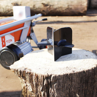 Electric Wood Splitter 8 Ton Mobile Log Splitter for Home Splitting Diameter 50-400mm