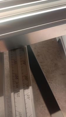 Easy to Operate 45 Degree Diagonal Ruler for Precision Panel Saw and Sliding Table Saw