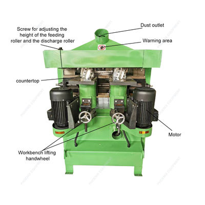 Woodworking Thicknesser Machine / Four Sides Moulder for Wood Surface Planning MB404 A