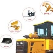Wheel Loader Attachments Grass Grapple Grass Bucket for Improved Farming Experience