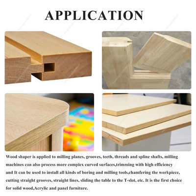 Vertical High Speed Milling Router Machine for Solid Wood Single-Axis Milling Table