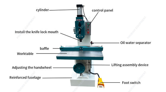 Easy to Operate MX5068 Woodworking Vertical Single Spindle Moulder Milling Machine for Funiture
