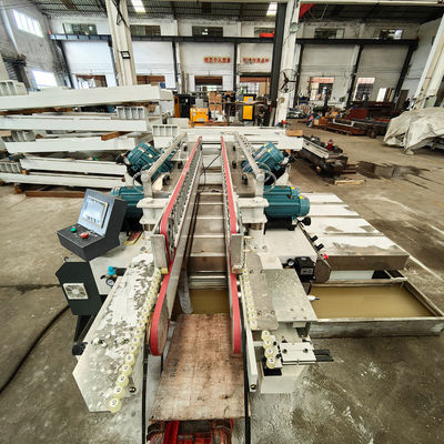 Automatic Intelligent Glass Repositioning CNC Glass Double Straight Edging Machine