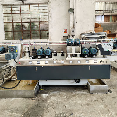 Voltage 380V/50Hz/3P Glass Double Edger Machine for Grinding and Polishing at 1-8m/min