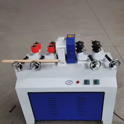 4kW Power Double In and Double Out Adjustable Thickness Mop Round Wooden Rod Machine